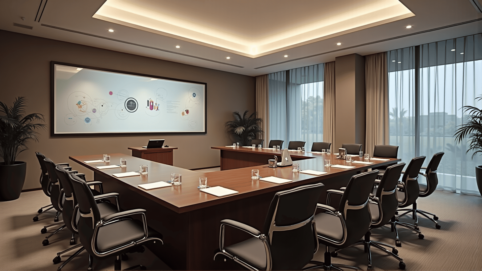 Conference and event spaces at Becu Hotel